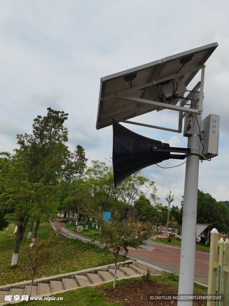 户外太阳能喇叭设备