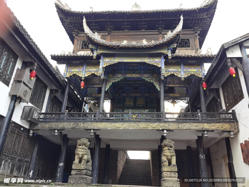 中式古建筑门楼