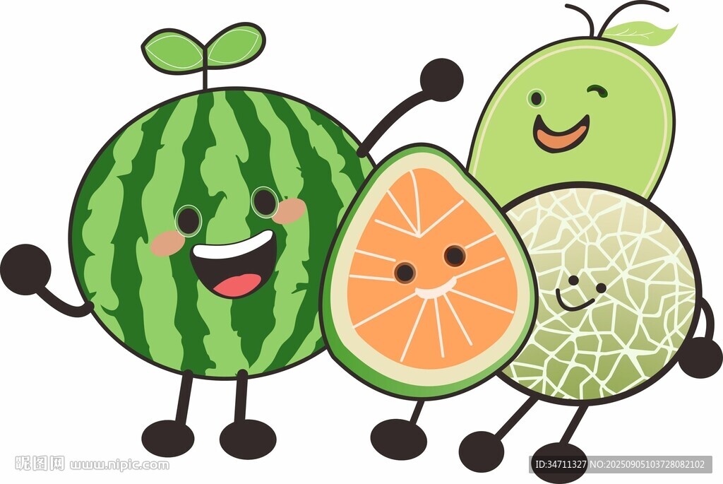 可爱水果卡通形象大集合