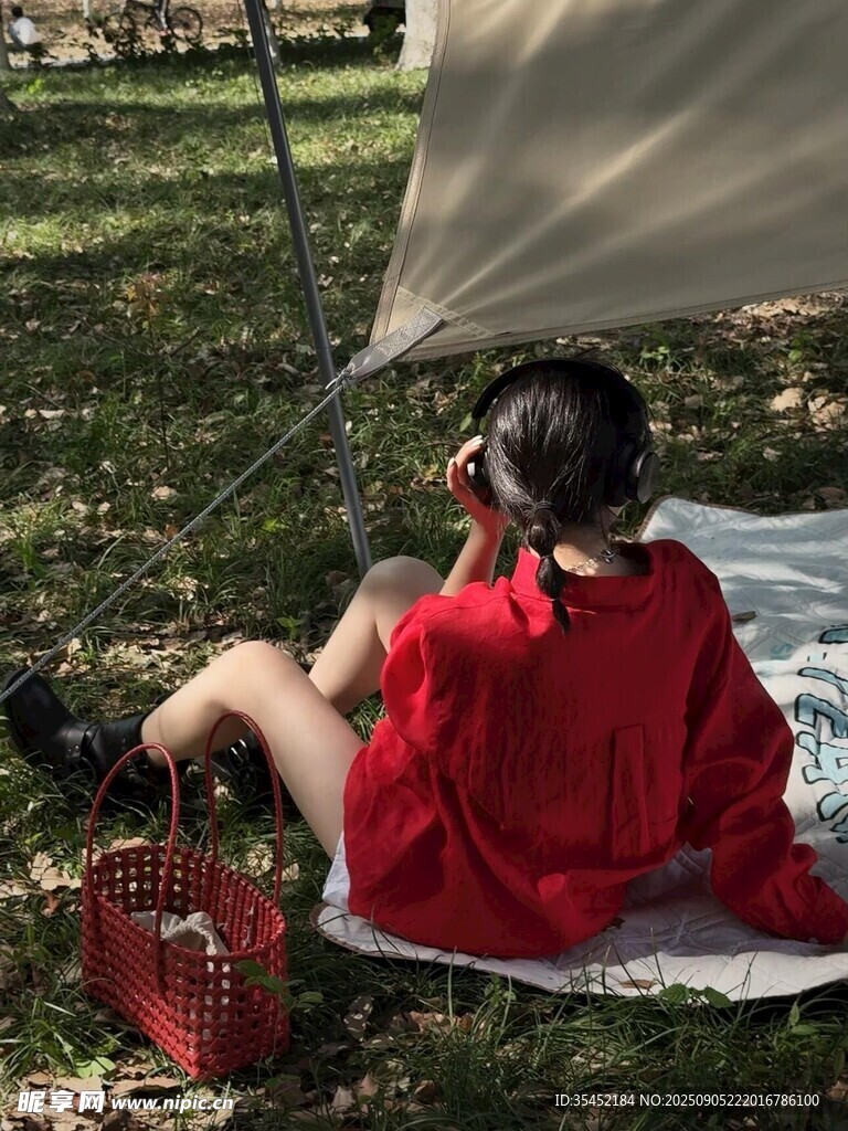 休闲的女孩