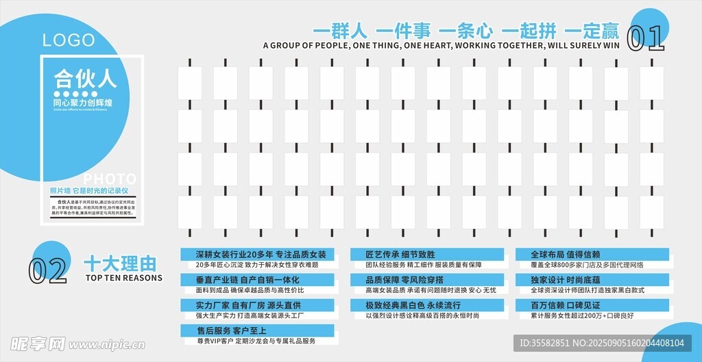 企业合伙人照片墙和选择十大理由