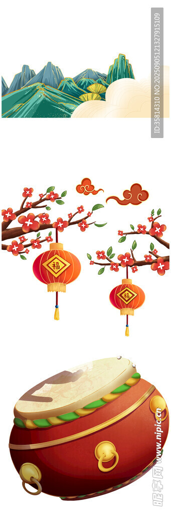 喜庆中国风传统装饰摆件