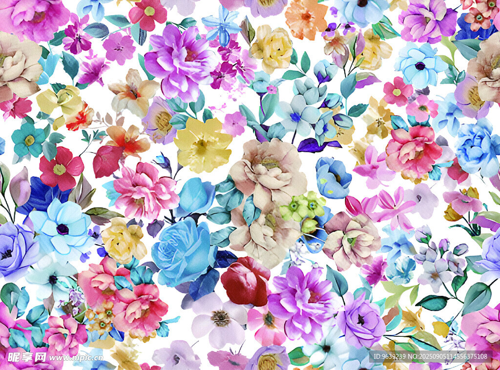 水彩花卉