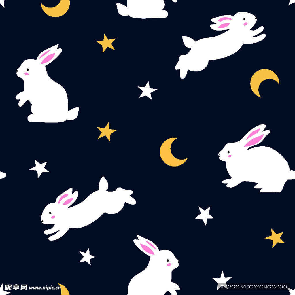 月夜 白兔