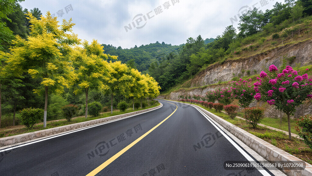 山区旅游公路 双向两车道