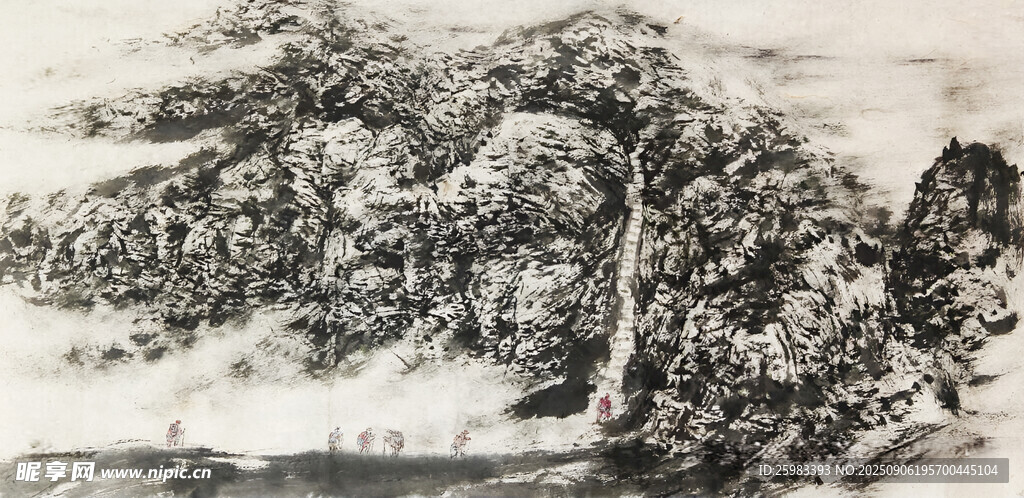 高山阶梯图