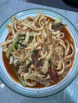 牛肉炒刀削面