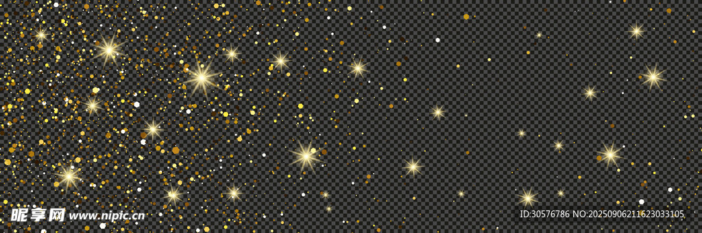 金色星光背景