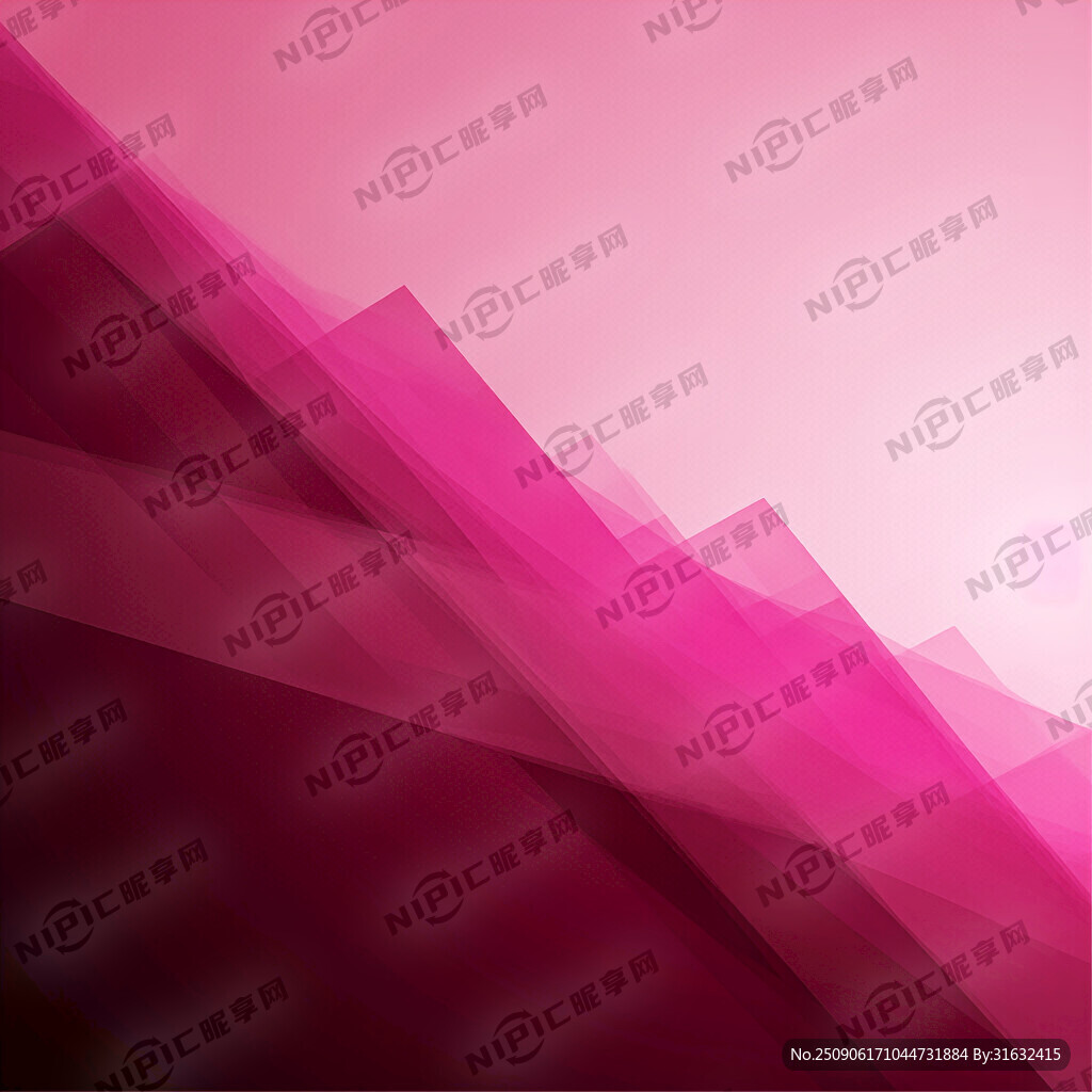 玫红色高级感背景以抽象风格展现