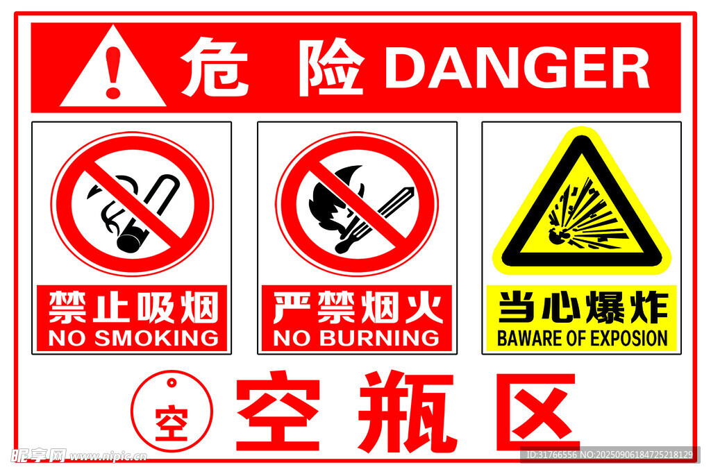 危险警示牌 