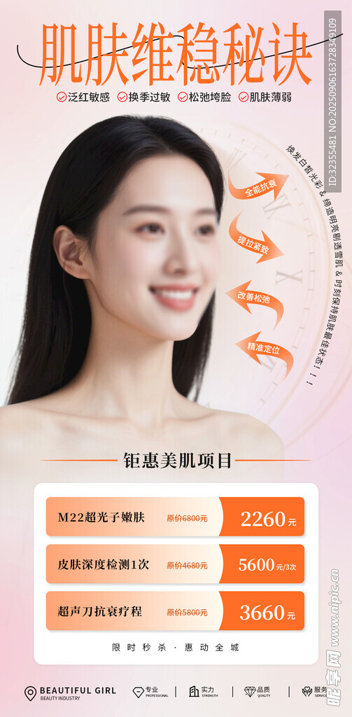 医美美容护肤宣传海报
