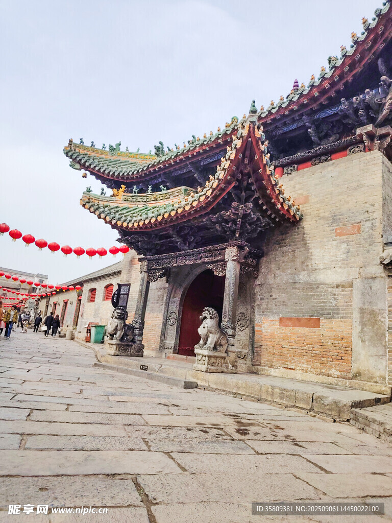 神垕古镇古色古香的中式传统建筑