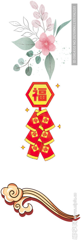 新年挂饰喜庆传统元素