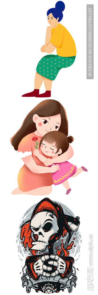 卡通人物形象插画集合