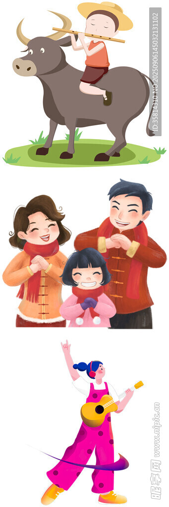 民俗场景童趣与传统表演