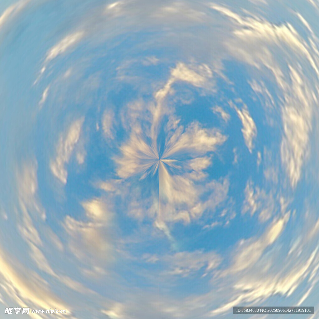 梦幻天空漩涡景象