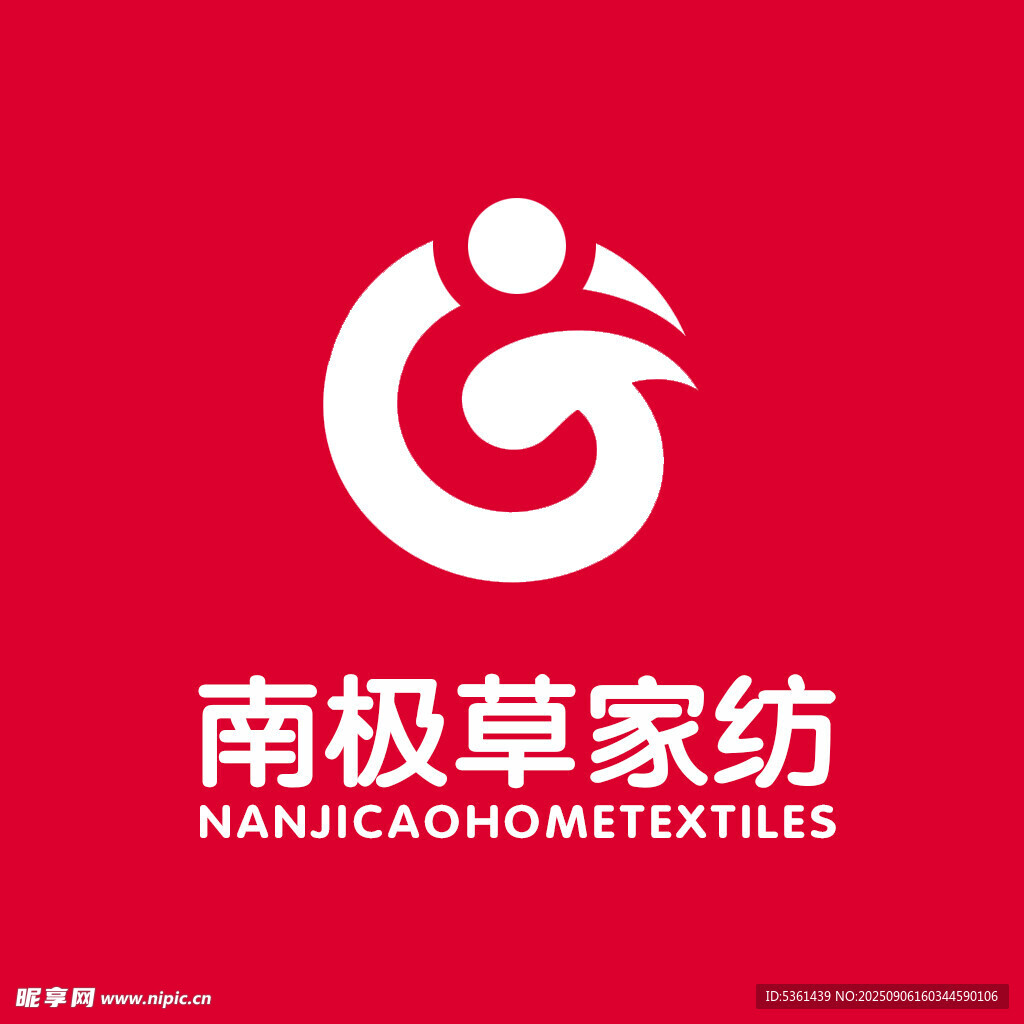 南极草家纺标志
