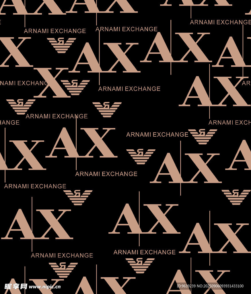 AXA品牌重复图案背景