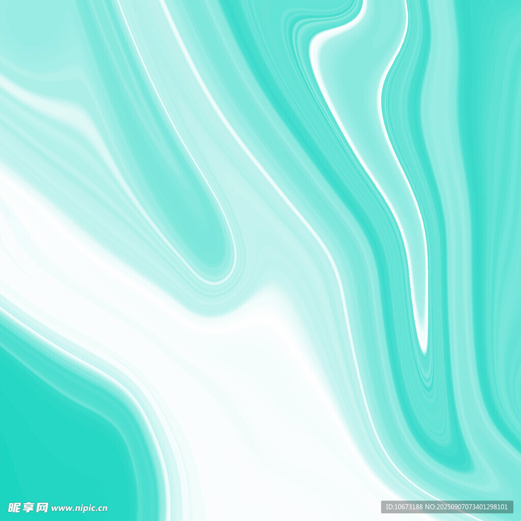 蓝白渐变流体抽象背景图