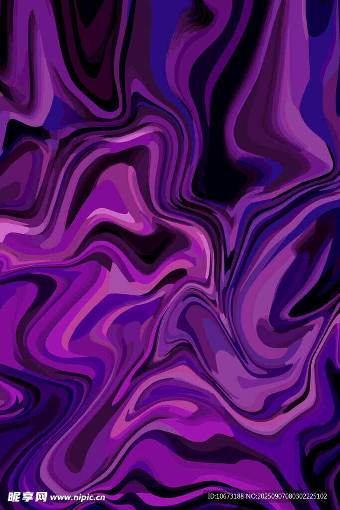 紫色梦幻流体纹理背景
