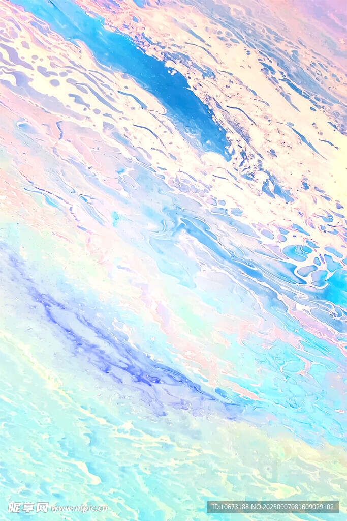 梦幻渐变色彩抽象背景图