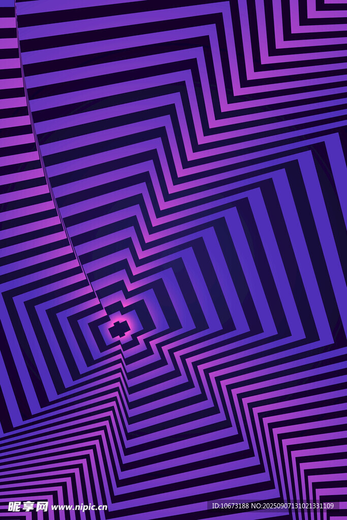 紫色条纹旋涡抽象图案