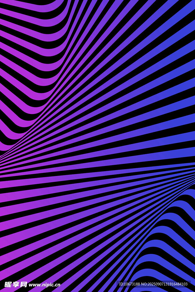 紫蓝渐变扭曲条纹图案