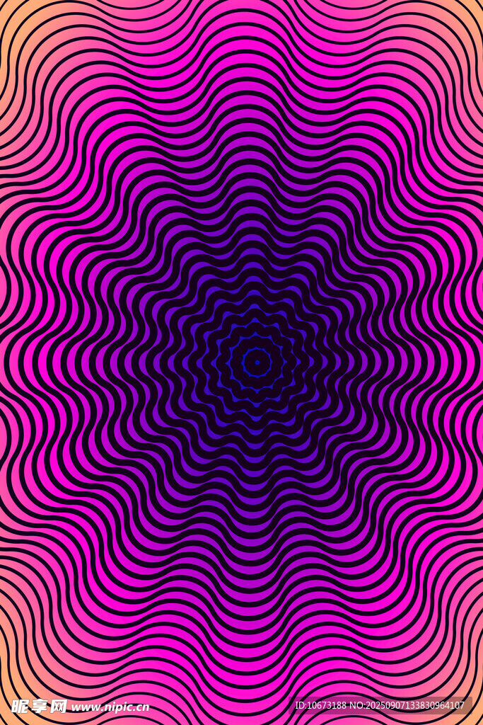 梦幻紫色螺旋渐变图案