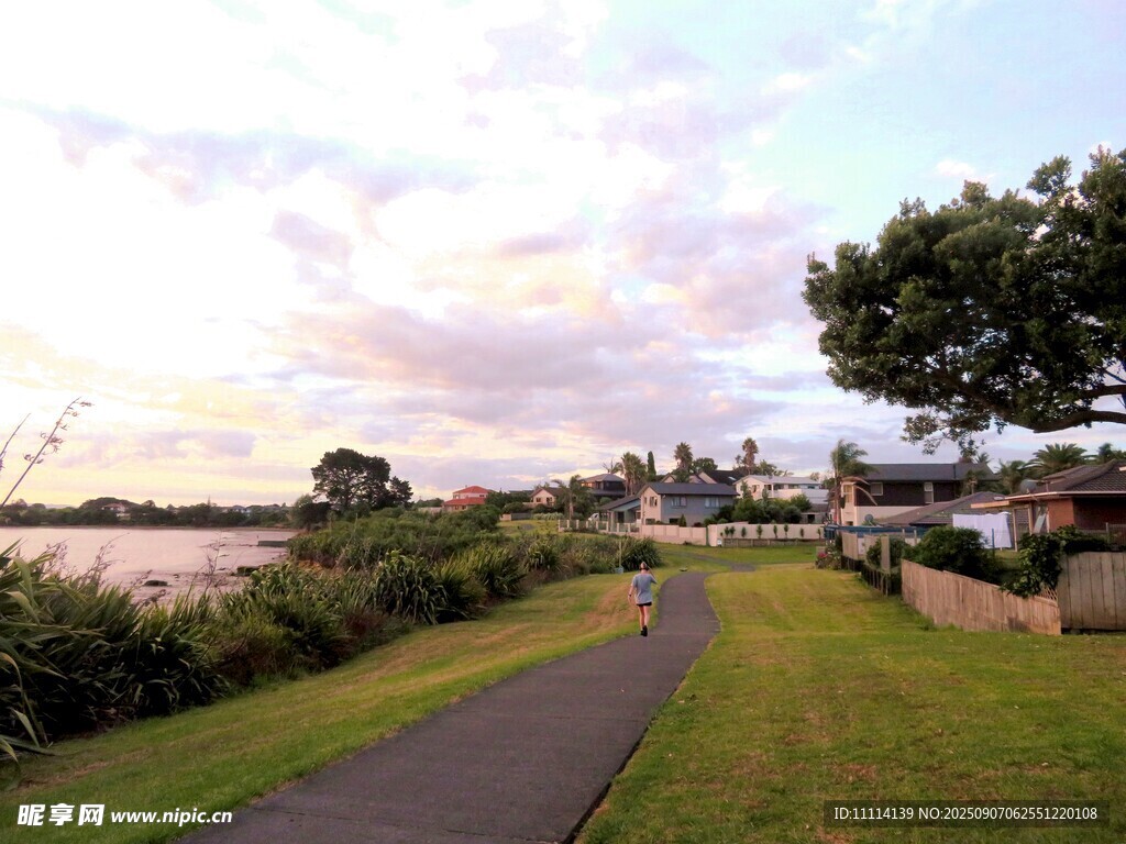 海滨小镇美丽风光