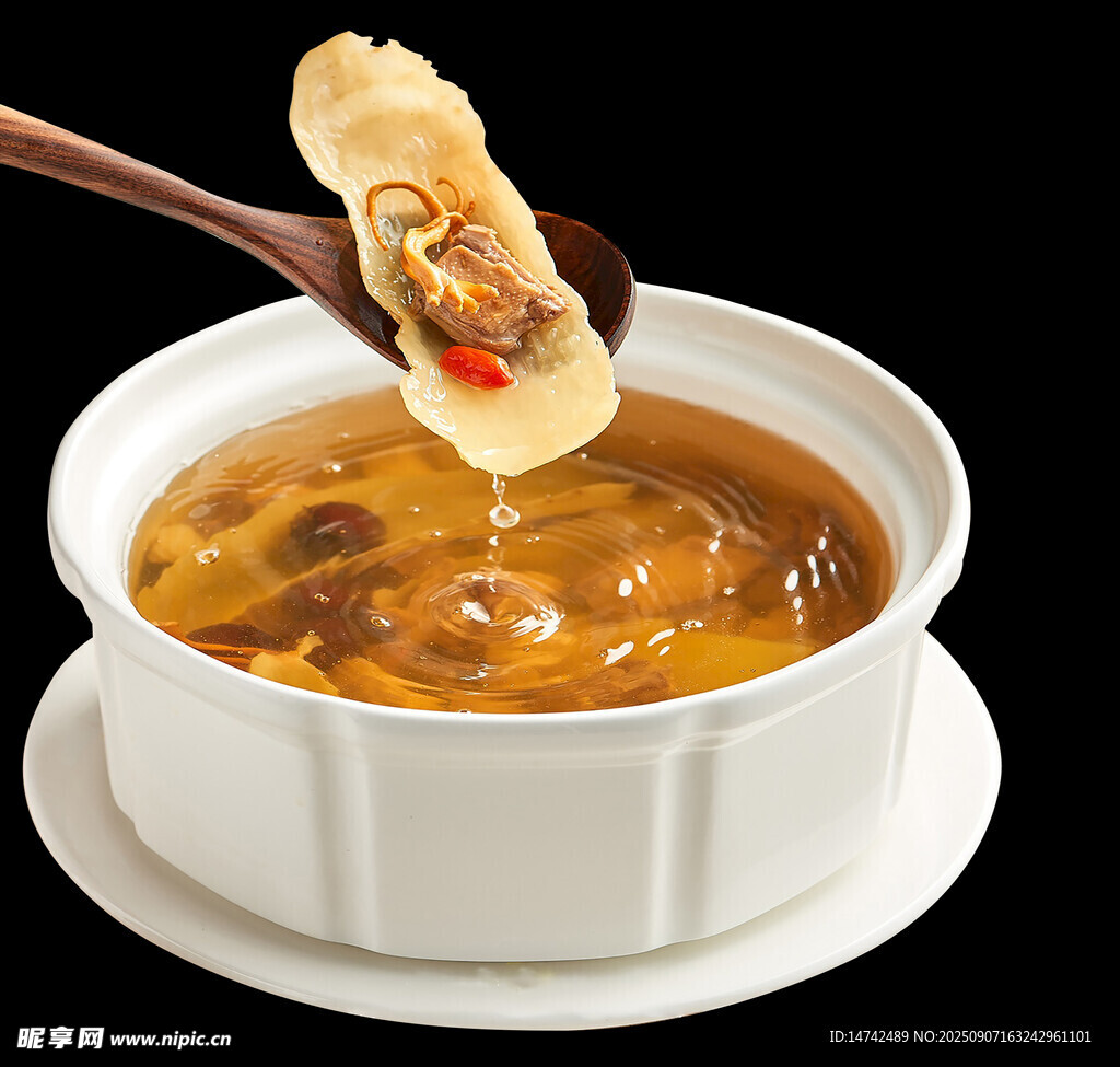 花胶虫草土鸡汤