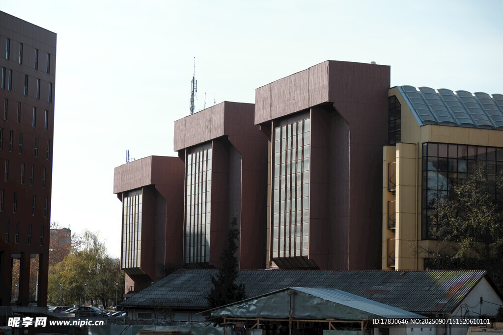 现代风格的城市建筑景观