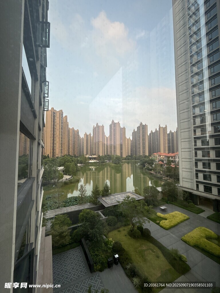 高层视角下的城市景观