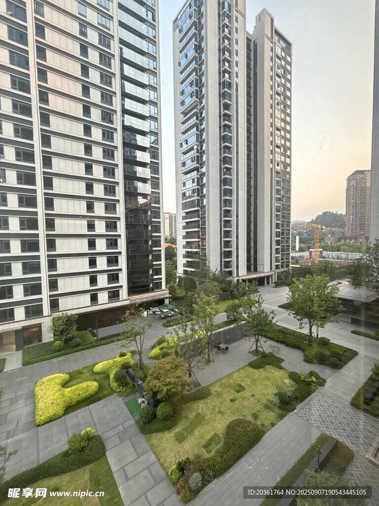高层住宅区景观花园