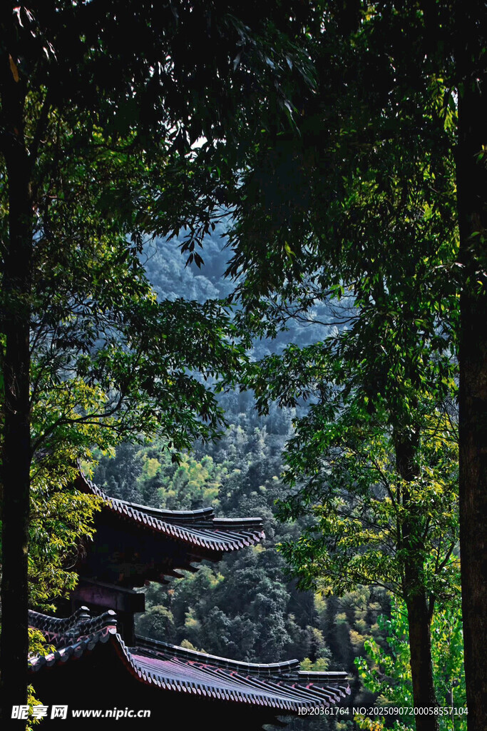 林间古建