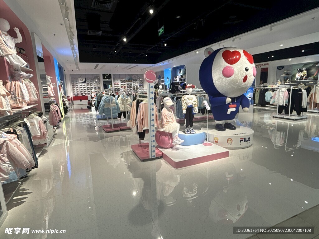 可爱玩偶店内景展示
