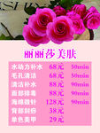 丽丽莎美肤项目价格展示