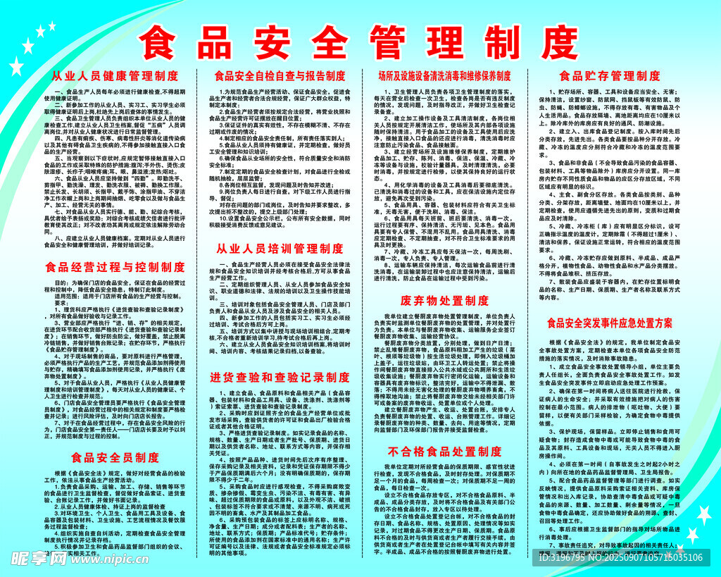 食品安全管理制度