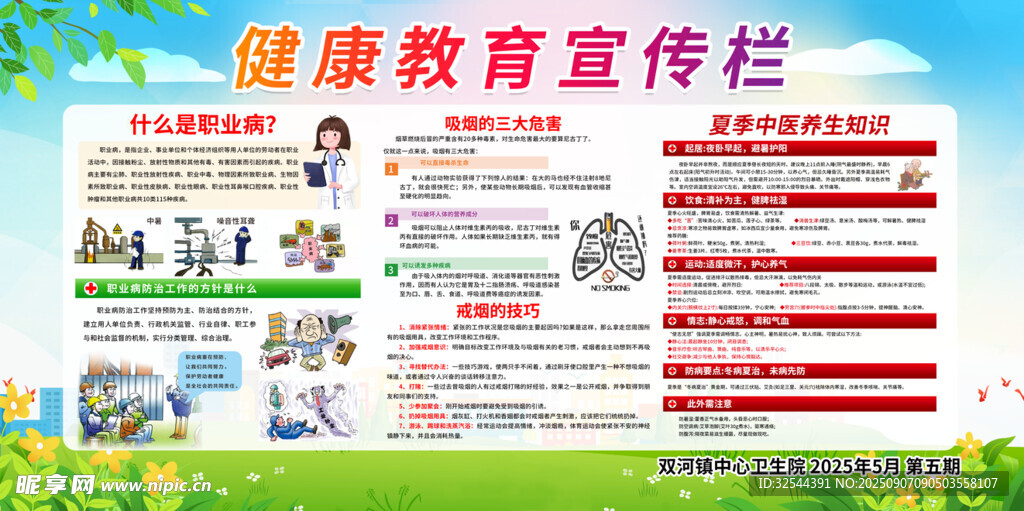 健康教育宣传栏    