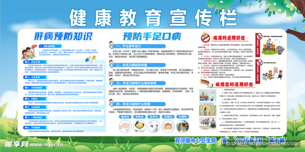 健康教育宣传栏    
