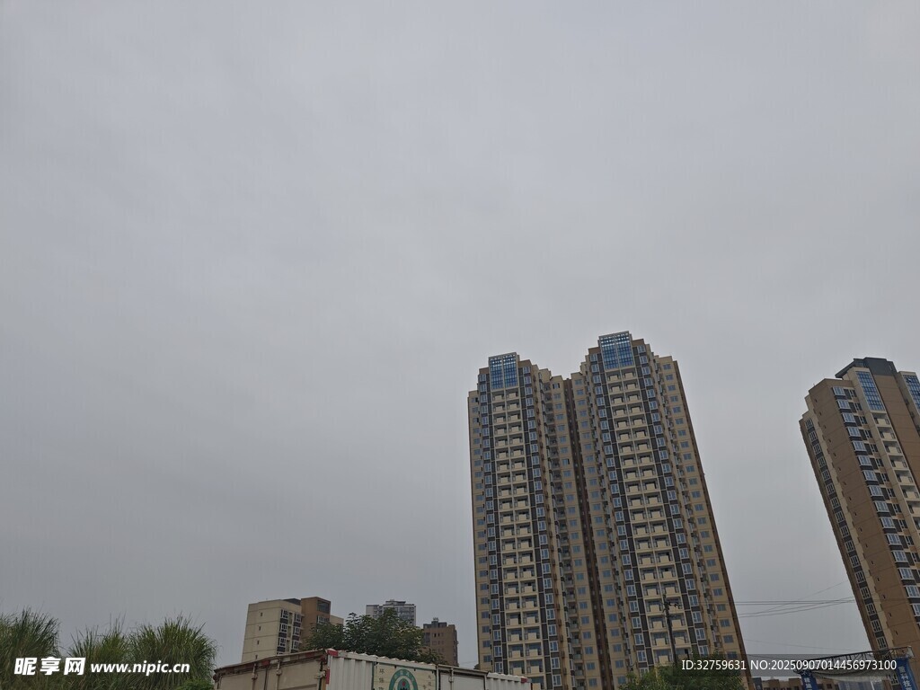 城市中高楼林立景观