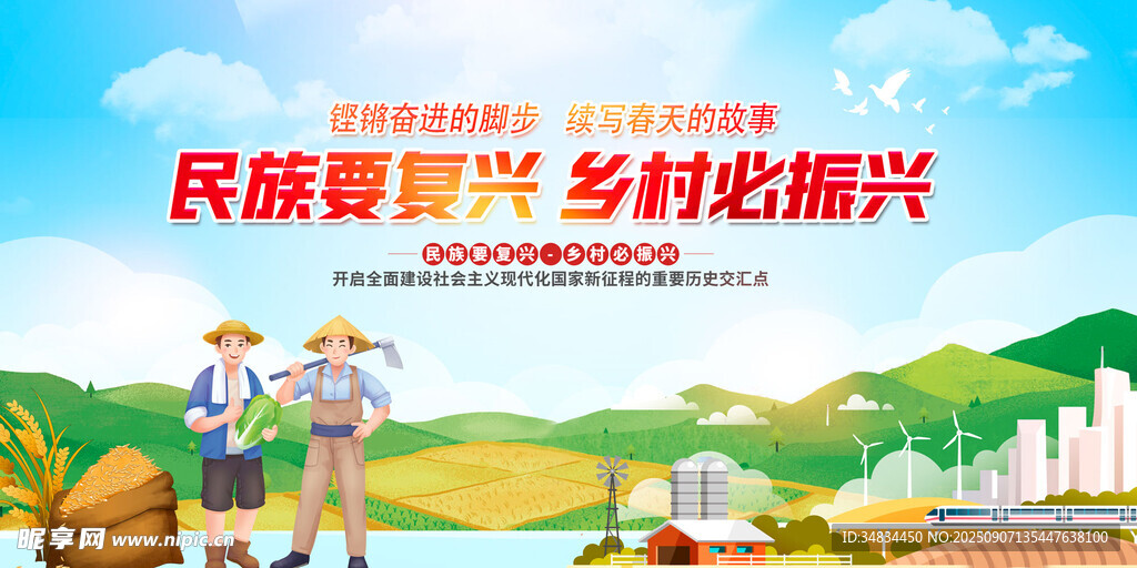 民族乡村振兴美好图景
