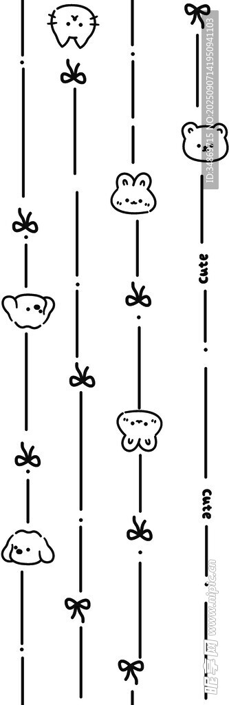 数码印花简约设计图案