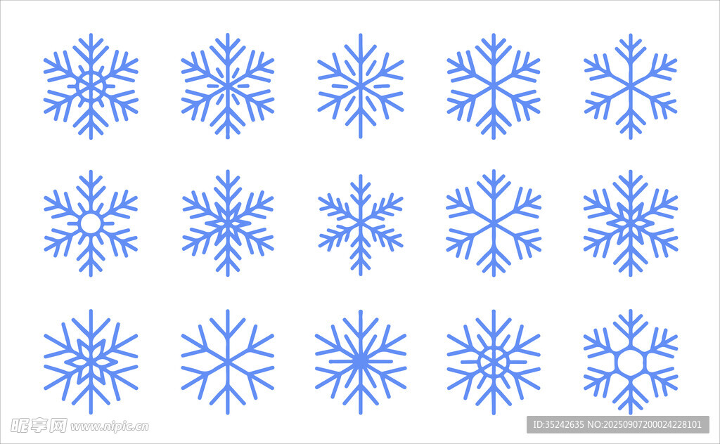 雪花图案