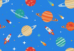 卡通宇宙太空