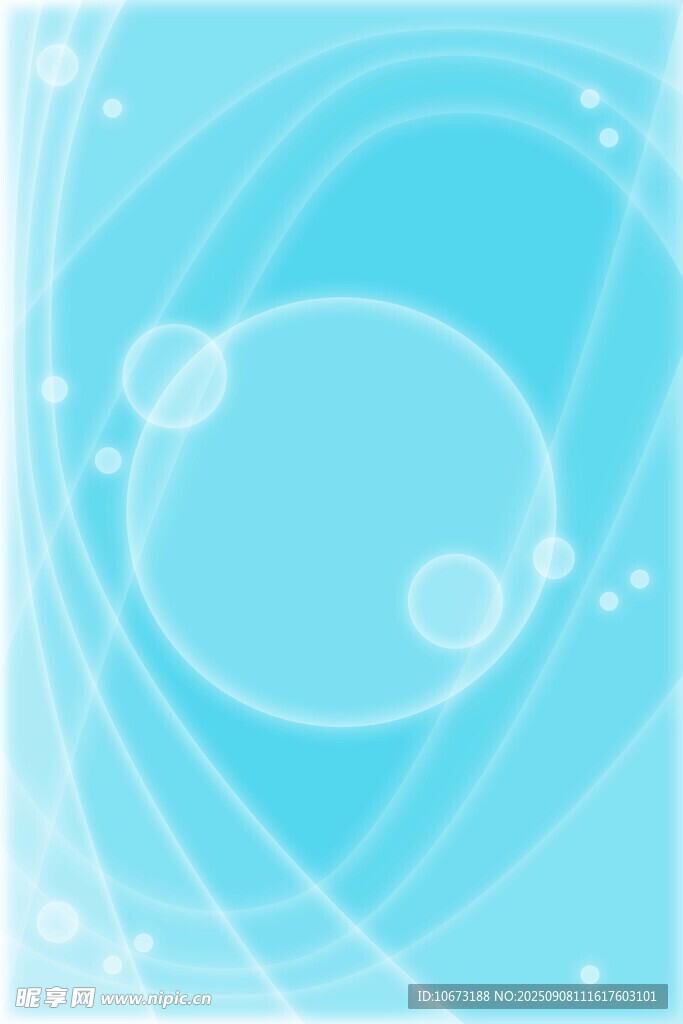 浅蓝色梦幻线条背景图
