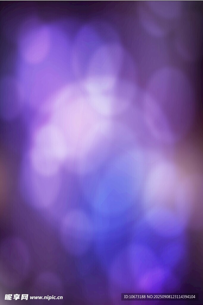 梦幻紫色星云景象