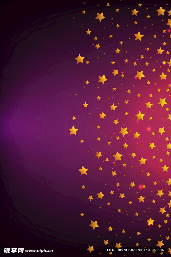 梦幻星芒渐变背景图