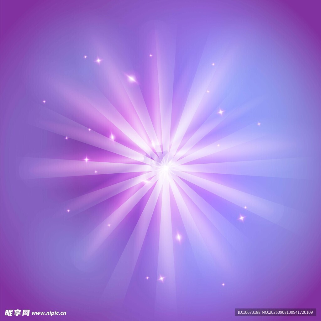 梦幻紫色光芒背景特效