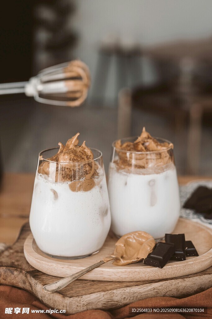 美味奶油甜点 视觉与味觉盛宴