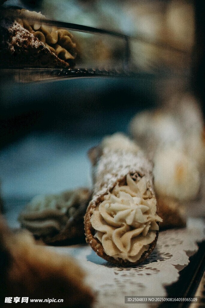 干制菌类食材特写